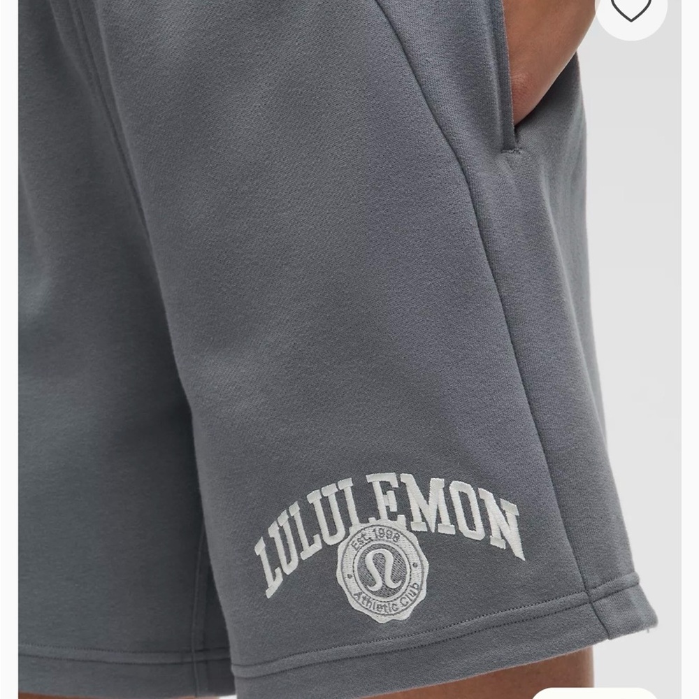 lululemon Logo Fleece Athletic Shorts